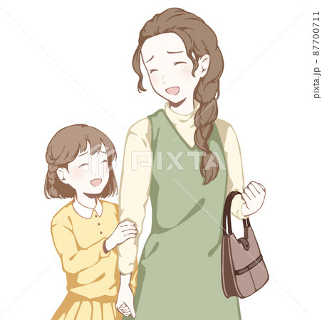 手をつなぐのイラスト素材