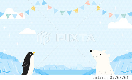 ペンギン かわいい イラスト 動物のイラスト素材