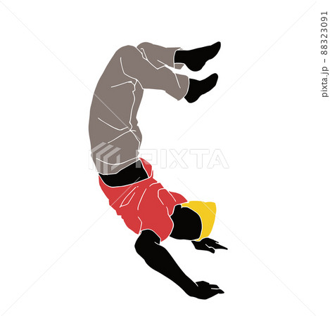 ダンサー かっこいいのイラスト素材