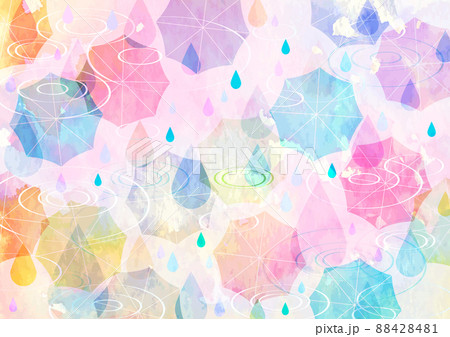 梅雨 背景のイラスト素材 - PIXTA