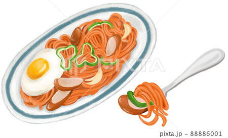 スパゲティ パスタのイラスト素材集 ピクスタ