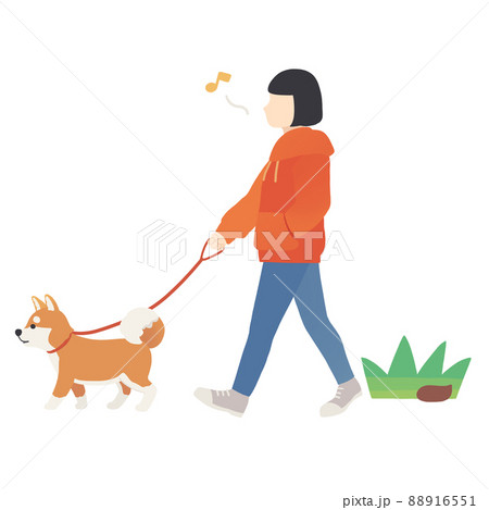 犬 動物 イラスト 横向きの写真素材 犬 動物 イラスト 横向きの写真素材