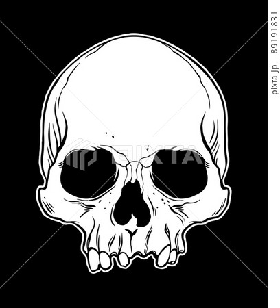 骸骨 手 デザイン 柄のイラスト素材