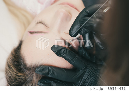 Beautiful fancy makeup up close - Stock Photo [31022634] - PIXTA