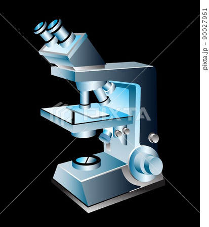 光学顕微鏡のイラスト素材