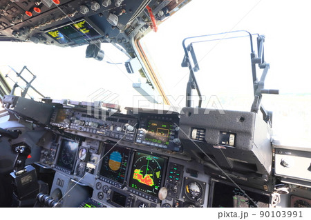 スロットルレバー 飛行機の写真素材 - PIXTA