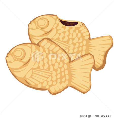 たい焼きのイラスト素材