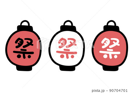 イラスト 夏祭り 屋台 バリエーションのイラスト素材