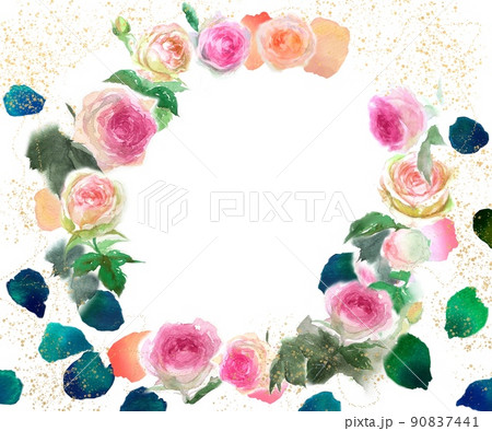 薔薇の蕾のイラスト素材
