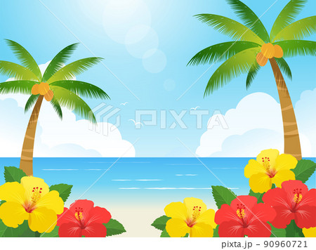 南国の景色のイラスト素材 - PIXTA