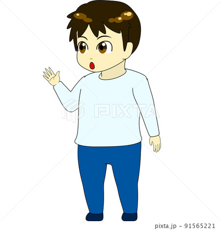 横立ちのイラスト素材