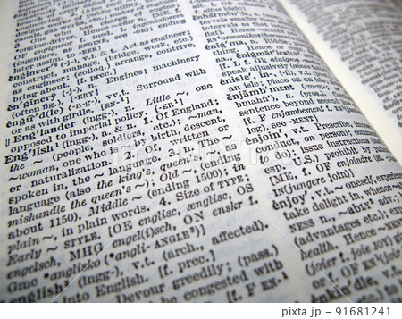 英英辞典の写真素材 - PIXTA