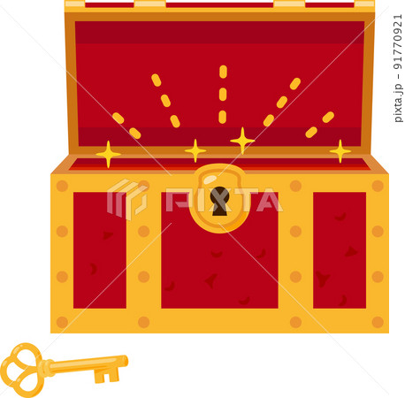 宝箱、本皮張り、手描き画、鍵付き。 71CnnW3xoKL._AC_UL210_SR210,