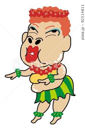 大阪のおばちゃんのイラスト素材