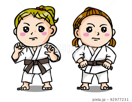 cartoon judo clipart