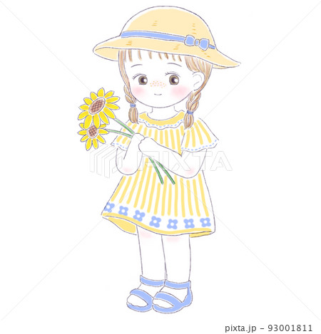 少女 麦わら帽子 自転車 駅 列車 kikuhiro 画像