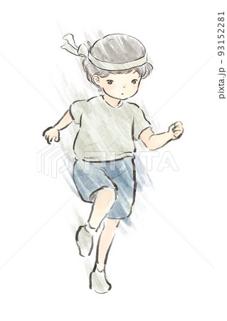 運動会 走るのイラスト素材 運動会 走るのイラスト素材
