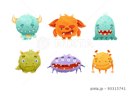怪獣のイラスト素材