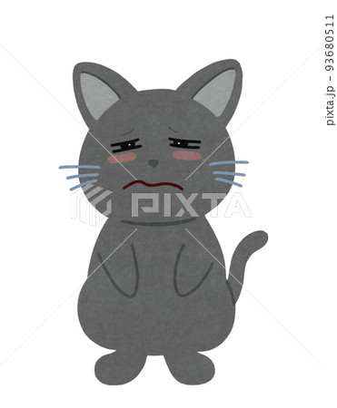 眠い 動物のイラスト素材