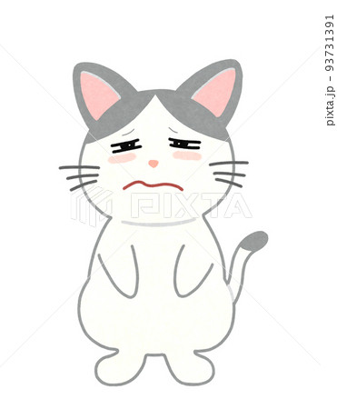 眠い 動物のイラスト素材