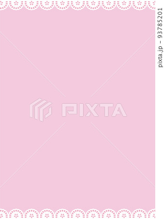 レース模様のイラスト素材