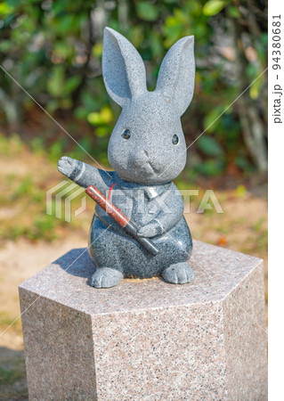 ウサギの石像^^ 出雲大社様へうさぎの石像を奉納 ｜ 出雲富士｜富士酒造