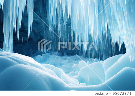 氷柱のイラスト素材