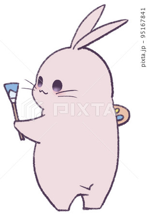 うさぎ 後ろ姿のイラスト素材