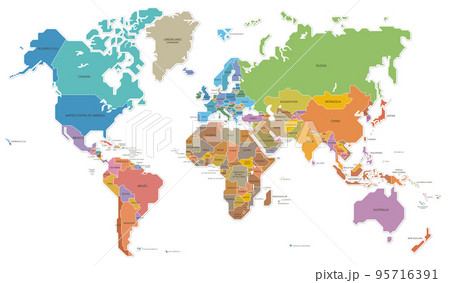 世界地図 アジア地図 のpng素材集 ピクスタ