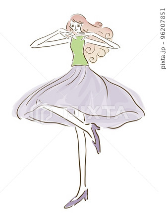 バレエのイラスト素材集 ピクスタ