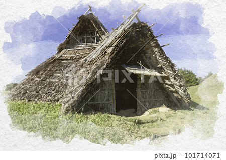 高床倉庫のイラスト素材 - PIXTA