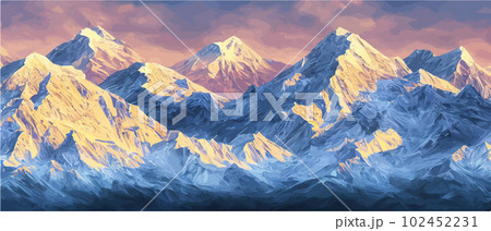 ヒマラヤ山脈のイラスト素材 - PIXTA