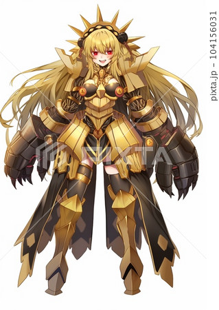 女騎士 騎士 立ち絵 イラストの写真素材 - PIXTA