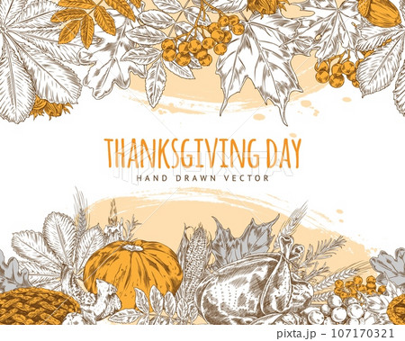 USA Thanksgiving Day 2017. November 23. Festive Date In The Calendar.  Thanksgiving Design. Vector Illustration Royalty Free SVG, Cliparts,  Vectors, and Stock Illustration. Image 89177369.