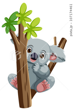 Cute koala cartoon character - Stock Illustration [106230492] - PIXTA