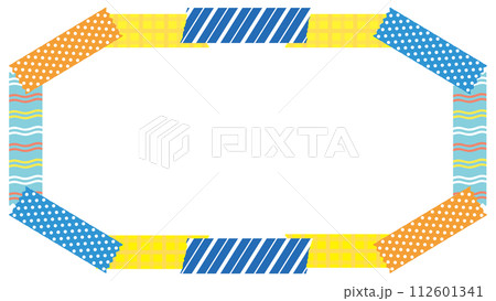 背景 マスキングテープ ベクター 黄色のイラスト素材 - PIXTA