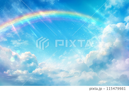 虹 レインボー 七色 7色のイラスト素材 - PIXTA