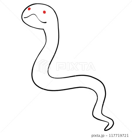 アルビノ 蛇のイラスト素材 - PIXTA