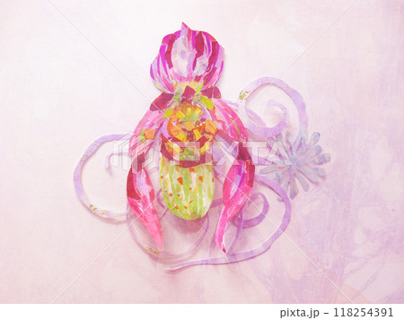 蘭 花 水彩画 水彩のイラスト素材 - PIXTA