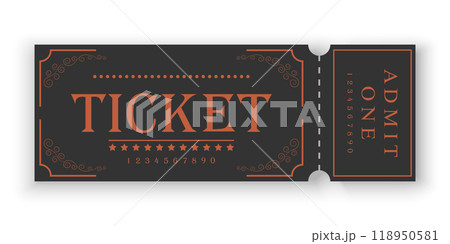 チケット サーカス デザイン 柄のイラスト素材 - PIXTA