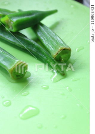 オクラの種の写真素材 - PIXTA
