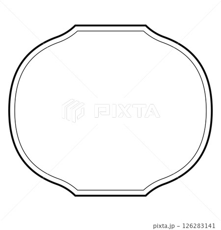 黒枠 フレームの写真素材 - PIXTA