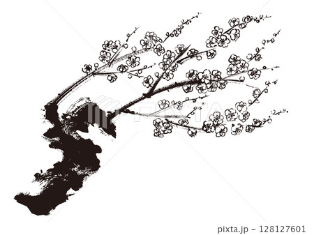水墨絵画【梅ノ樹】 水墨絵画【梅ノ樹】 水墨絵画【梅ノ樹】