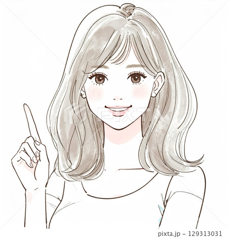 ❤超美人★手書き美人イラスト(220602)★配送無料 美しい beautiful イラスト 人の写真素材 - PIXTA