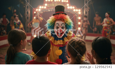 サーカス ピエロ クラウン 道化の写真素材 - PIXTA