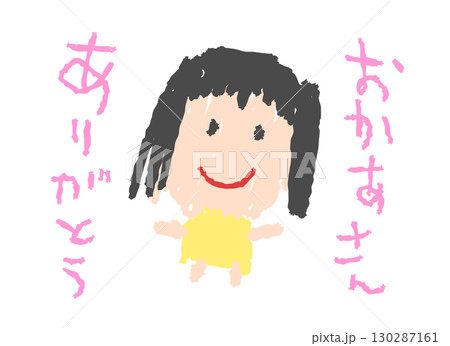お母さんの似顔絵のイラスト素材 - PIXTA