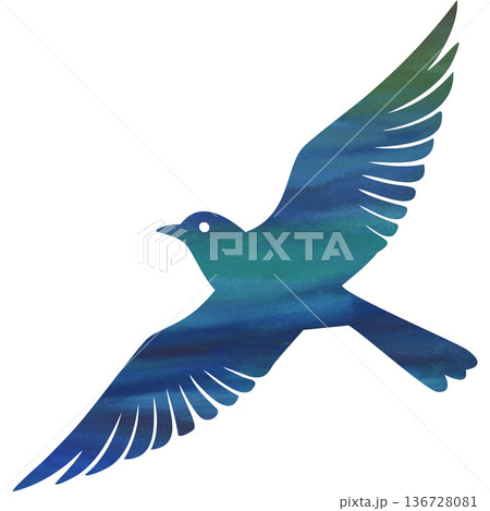 羽ばたく 鳥のイラスト素材 - PIXTA