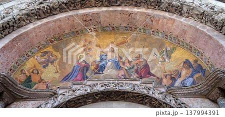 壁画 イタリア ベネチア ヴェネツィアの写真素材 - PIXTA