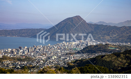 高崎山 別府湾 景色 大分の写真素材 - PIXTA