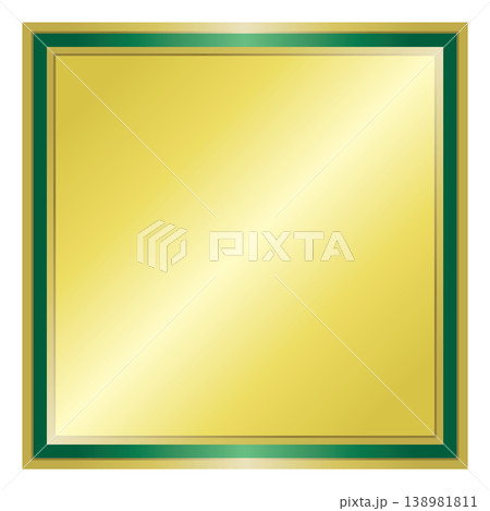 フレーム 枠 四角 金色のイラスト素材 - PIXTA